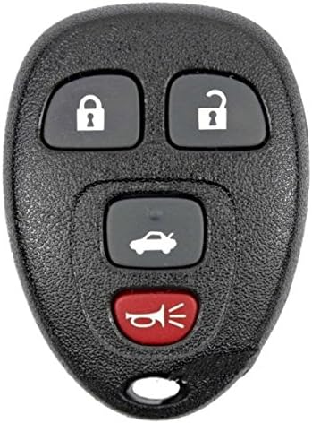 New 4 Button Replacement For Gm Keyless Remote W/ Duracell Battery Inside 15252034