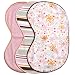 JJ Cole Burp Cloth Set Girl