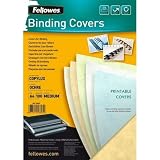 Produkt-Bild: Fellowes 5380401 Pr&auml;sentationsdeckbl&auml;tter Copylux (bedruckbar), 160g/m&sup2;, grau