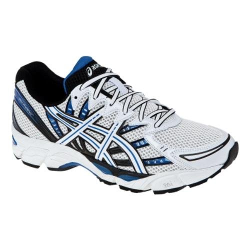 ASICS Men's Gel-Phoenix 4 Running Shoe, White/Black/Blue, 7.5 M US On Sale
