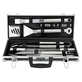 Mr. BBQ 18 piece tool set with case by Mr. Bar-B-Q