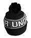 Under Armour Men's Retro Pom 2.0 Beanie, Black (001)/Amalgam Gray, One Size Fits All