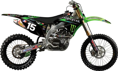 09-12 KAWASAKI KX250F: 2012 N-STYLE PRO CIRCUIT TEAM GRAPHICS KIT