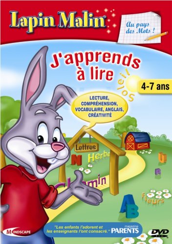 City Travel Guides Discounted  Logiciels : Lapin Malin : Au pays des mots ! - Lecture - version 2008/09