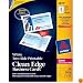 Avery Printable Two-Side Clean-Edge Business Cards for Laser Printers, White, Pack of 200 (05871)