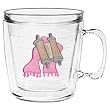 Bat Mitzvah Talit 12 oz Insulated Coffee Mug, Clear