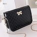 Fanala Cute Women Girls Purse Bow Wallet Bag PU Leather Clutch Bag
