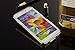 Galaxy S5 Case,DAMONDY Luxury Metal Air Aluminum Bumper Detachable + Mirror Hard Back Case 2 in 1 cover Ultra-Thin Frame Case For Samsung Galaxy S5(Gold) With Screen Protector and Touch Pen