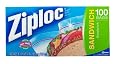 Ziploc Sandwich Bag Value Pack, 100-Count(Pack of 3)