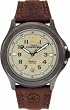 Timex Men's Expedition T47012 Brown Leather Quartz Watch with Beige Dial