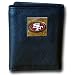 All Products : San Francisco 49ers Leather Trifold Wallet
