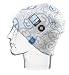 i360 Music Infused Beanie For 1G, 2G, 4G, 5G, iPod Nano (White, Blue/Grey Pattern)