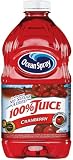 Ocean Spray Premium 100% Cranberry Juice  Plastic, 64-Ounce Bottles (Pack of 8)