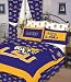 LSU Tigers Bedding Set: Reversible Comforter, Sheet Set, Shams, Bed Skirt, Window Val...