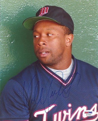 Kirby Puckett Autographed/Hand Signed 8x10 Photo PSA/DNA #K29982