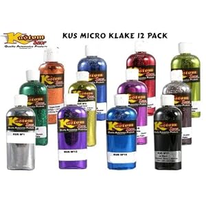 12-1 z Micro FLAKE COLORS-Metal/Auto/Car/Paint-Airbrush