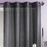 Voilage � oeillets Mer Gris