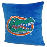 NCAA Florida Gators 16-Inch Polyester Felt Plush Pillow