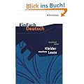 EinFach Deutsch - Textausgaben: Kleider machen Leute. Mit Materialien