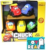 Tonka Wheel Pals ~ Chuck & Pals ATV Fleet 5 PackIMAGE