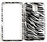 Samsung Infuse 4G i997 Transparent Zebra Print Hard Case,Cover,Faceplate,Sn ....