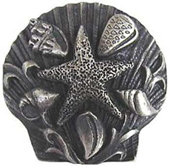 Notting Hill Seaside Collage Knob - Antique Pewter