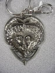 Pirates of the Caribbean 3 Disney Pewter Key Chain