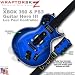 Colorburst Blue WraptorSkinz Skin fits XBOX 360 & PS3 Guitar Hero III Les Paul Controller (GUITAR NOT INCLUDED)