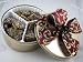 1 Lb Tin Gourmet Almond Pecan Toffee with Dark Chocolate