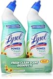 Lysol Cling Gel Toilet Bowl Cleaner, Country Scent,Twin Pack, 24 Fluid Ounce each, 2 Count