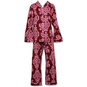 Buy Frankie and Johnny Damask Plus Size Lounger Pajama by Frankie & Johnny