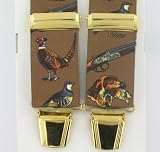 Clip-On Braces - Country Sport Design - Brown - by Best Braces Company