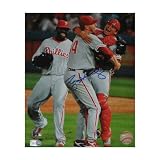 Roy Halladay Autographed/Hand Signed 8x10 Photo - Perfect Game Philadelphia Phillies (MLB Authentica
