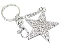 Trendy LARGE ICE Crystal Star Keychain with Ring & Clip