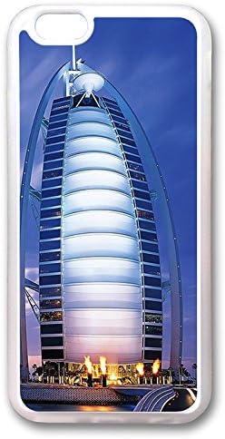iPhone 6 Plus Cases, Beautiful Dubai Seven Star Hotel Custom Design TPU Case Cover for Apple iPhone 6 Plus with 5.5 inch Screen TPU Transparent