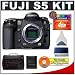 Fujifilm Finepix S5 Pro 12.3 Megapixel Digital SLR Camera + Transcend 4GB 133x Compactflash Card + USB Card Reader + Deluxe SLR Gadget Bag
