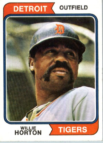 1974 Topps #115 Willie Horton Detroit Tigers Baseball Card In A Protective Screwdown Case