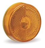 Grote 2 1/2", Clearance/Marker Lamp Yellow Built in Reflector 45833