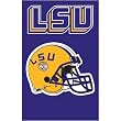 LSU Tigers NCAA Applique Banner Flag (44"x28")