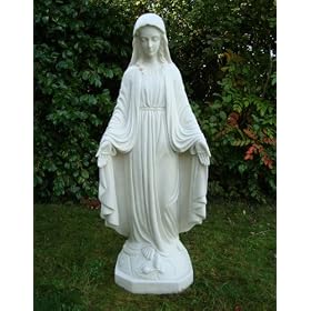 Large Garden Statues Art - Religious Virgin Mary Sculpture