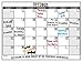 Wall26 Dry Erase Wall Calendar Decal, Monthly Organizer, Perfect for Family /Teacher Planning(Marker Included) - 18