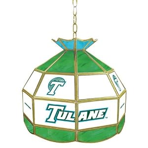 Trademark Tulane University stained glass Tiffany lamp - 16-inch
