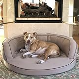 L.A. Dog Ortho Bolster - Chocolate, Large - Frontgate Dog Bed