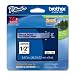 Brother TZe131 Black on Clear 1/2-Inch Labeling Tape (26.2 Feet) - Retail Packaging