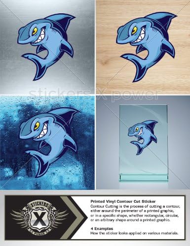 Decal Vinyl Stickers San Jose Nfl Car Bumber Shark Wall Art Decor,Notebook,Mac Book,Roommates Ship Size: 4 X 3.5 Inches Vinyl color print