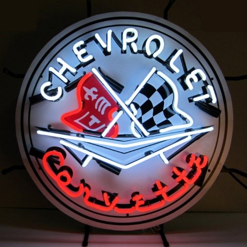 Classic Corvette Neon Sign On Sale