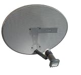 Zone 1 Sky or Freesat Dish and Quad LNB