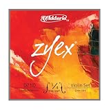 D'Addario Zyex Violin String Set, 3/4 Scale, Medium Tension