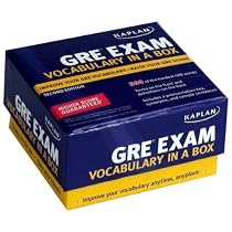 Kaplan GRE Exam Vocabulary in a Box