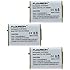HIGH QUALITY FLOUREON - 3 Packs Phone Battery for Vtech 80-5596-00, 80-5654-00, 80-5808-00-00, 8913240000 Cordless Phones